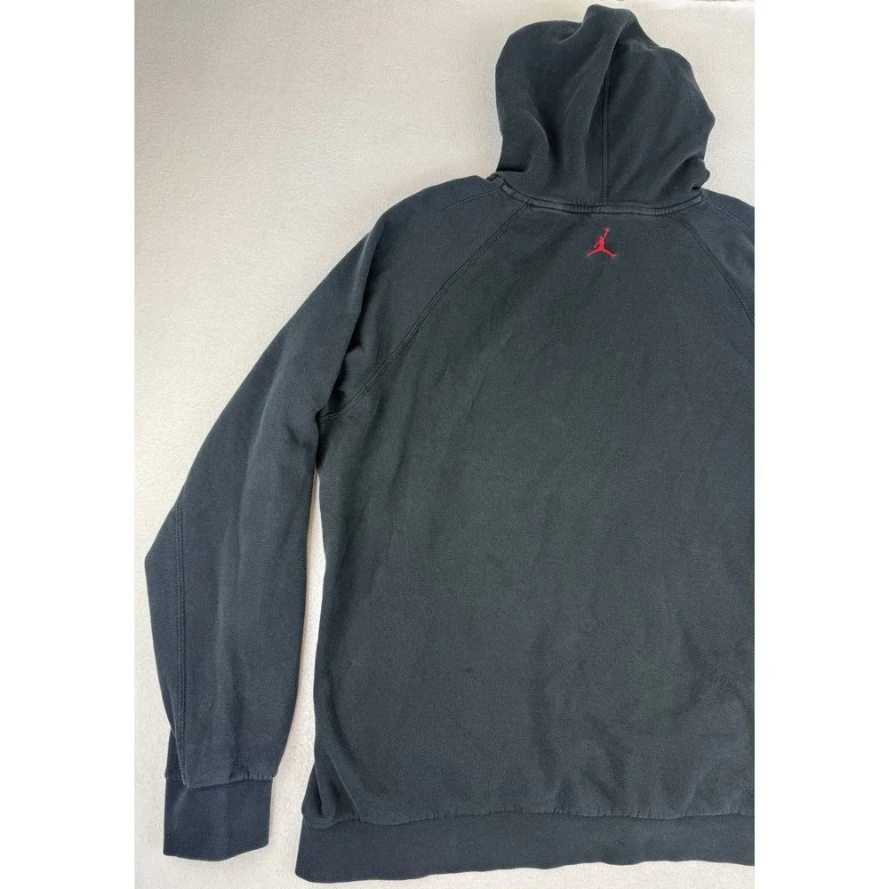 Nike Air Jordan Men's Flight‎ Hoodie Pullover Size XXL Black Y2K